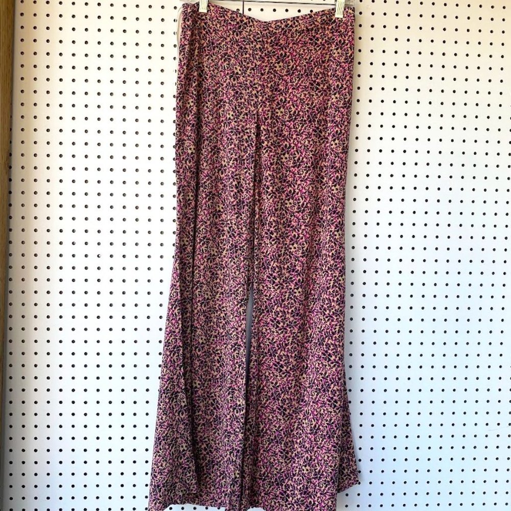 Rachel Roy Women's Printed Casual Wide Leg Pants